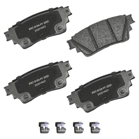 STOP BY BENDIX Stop Sbc2200 Stop Ceramic Brake Pad SBC2200